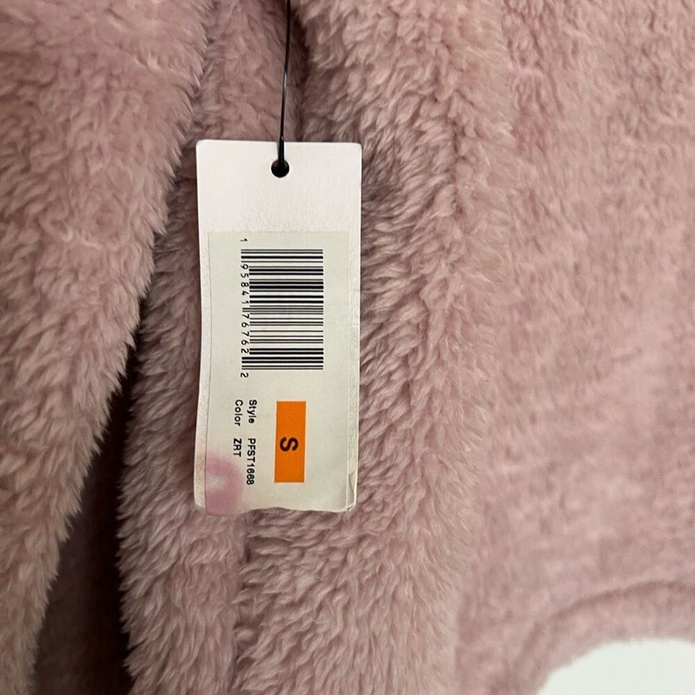 CALVIN KLEIN Quarter-zip Fleece Sweatshirt In Evening Sand - Picture 5 of 12